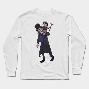 Ebenezer Scrooge & Tiny Tim Long Sleeve T-Shirt